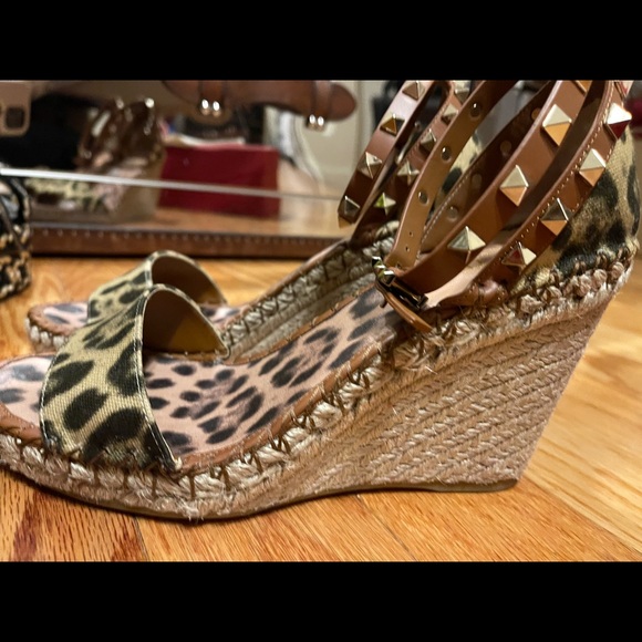 Valentino Espadrille Wedges 39 Worn Twice - Picture 7 of 9